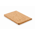 Kurken paspoorthouder met vak voor kaarten kleur beige vierde weergave