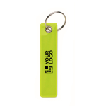 Reflecterende ”Remove before flight” sleutelhanger, personaliseerbaar kleur neon geel weergave met bedrukking
