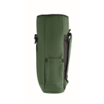 Roll-top rugzak voor laptop met trolleyriem 15'' kleur donkergroen negende weergave