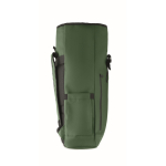 Roll-top rugzak voor laptop met trolleyriem 15'' kleur donkergroen tiende weergave