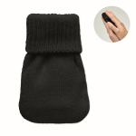 Klein polyester handwarmer met warmwatersysteem kleur zwart