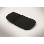 Klein polyester handwarmer met warmwatersysteem kleur zwart foto bekijken derde weergave
