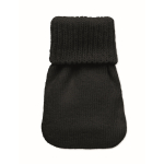 Klein polyester handwarmer met warmwatersysteem kleur zwart zesde weergave