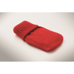 Klein polyester handwarmer met warmwatersysteem kleur rood foto bekijken derde weergave