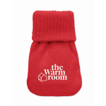 Klein polyester handwarmer met warmwatersysteem kleur rood hoofdweergave