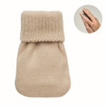 Klein polyester handwarmer met warmwatersysteem kleur beige