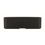 Plastic lunchbox met elastische sluitband 750 ml kleur zwart zesde weergave