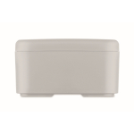 Plastic lunchbox met elastische sluitband 750 ml kleur grijs vijfde weergave