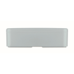 Plastic lunchbox met elastische sluitband 750 ml kleur lichtblauw zesde weergave