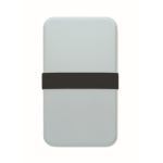 Plastic lunchbox met elastische sluitband 750 ml kleur lichtblauw zevende weergave