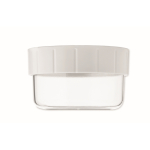 Ontbijtbeker to-go met 2 aparte compartimenten 450 ml kleur wit