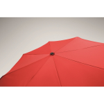 Windbestendige opvouwbare paraplu met automatischesluiting Ø99 kleur rood foto bekijken vijfde weergave