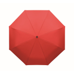 Windbestendige opvouwbare paraplu met automatischesluiting Ø99 kleur rood zesde weergave