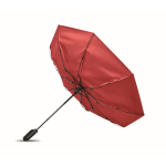 Windbestendige opvouwbare paraplu met automatischesluiting Ø99 kleur rood zevende weergave