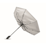 Windbestendige opvouwbare paraplu met automatischesluiting Ø99 kleur wit zevende weergave