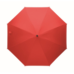 Halfautomatische paraplu in diverse kleuren Ø103 kleur rood vijfde weergave