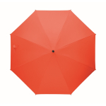 Halfautomatische paraplu in diverse kleuren Ø103 kleur oranje vijfde weergave