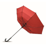 Halfautomatische windbestendige paraplu Ø103 kleur rood achtste weergave