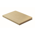 A5 Notitieboek van suikerriet met harde kaft gelijnd papier kleur khaki