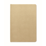 A5 Notitieboek van suikerriet met harde kaft gelijnd papier kleur khaki vijfde weergave