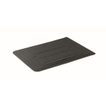 Multifunctionele laptophoes met standaard en muismat 16'' kleur zwart