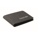 PU-portemonnee met slimme tracker voor Apple®-apparaten kleur zwart hoofdweergave