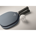 Pickleballset met 2 rackets en 1 bal in meshzak kleur marineblauw hoofdweergave