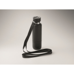 Isothermische fles met handvat en beker aan de onderkant 500 ml kleur zwart foto bekijken zevende weergave