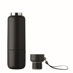 Isothermische fles met handvat en beker aan de onderkant 500 ml kleur zwart negende weergave
