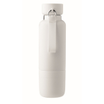 Isothermische fles met handvat en beker aan de onderkant 500 ml kleur wit achtste weergave