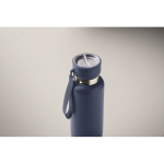 Isothermische fles met handvat en beker aan de onderkant 500 ml kleur marineblauw foto bekijken vierde weergave
