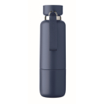 Isothermische fles met handvat en beker aan de onderkant 500 ml kleur marineblauw achtste weergave