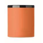Keramische mok met soft-touch coating in kleuren 300 ml kleur oranje derde weergave