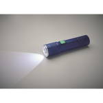 Uitschuifbare zaklamp van gerecycled aluminium, 3 lichtstanden en zoom kleur blauw foto bekijken zesde weergave
