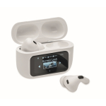 Draadloze oordopjes met etui met touchscreen kleur wit
