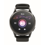 Waterdichte draadloze smartwatch met siliconen band kleur zwart negende weergave