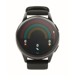 Waterdichte draadloze smartwatch met siliconen band kleur zwart tiende weergave