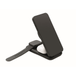 3-in-1 oplader met mobielhouder geschikt voor Apple® kleur zwart vierde weergave