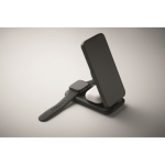 3-in-1 oplader met mobielhouder geschikt voor Apple® kleur zwart foto weergave