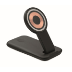 3-in-1 oplader met mobielhouder geschikt voor Apple® kleur zwart