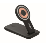 3-in-1 oplader met mobielhouder geschikt voor Apple® kleur zwart hoofdweergave