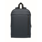 Laptoprugzak van RPET en PU met bagageriem 16'' kleur blauw zesde weergave
