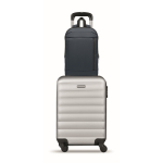 Laptoprugzak van RPET en PU met bagageriem 16'' kleur blauw