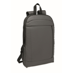 Laptoprugzak van RPET en PU met bagageriem 16'' kleur donkergrijs