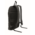 Laptoprugzak van RPET en PU met bagageriem 16'' kleur donkergrijs derde weergave