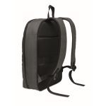 Laptoprugzak van RPET en PU met bagageriem 16'' kleur donkergrijs vierde weergave