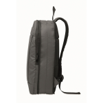 Laptoprugzak van RPET en PU met bagageriem 16'' kleur donkergrijs zevende weergave