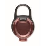 RPET-fles met opklapbare dop en inbegrepen rietje 500 ml kleur bordeaux