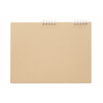 Bureaukalender met plaknotities en notitieblok kleur beige zevende weergave