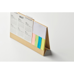 Bureaukalender met plaknotities en notitieblok kleur beige foto bekijken zevende weergave